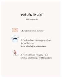 Milouie - Presentkort