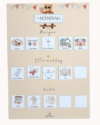 Bildstöd schema för barn - Leo