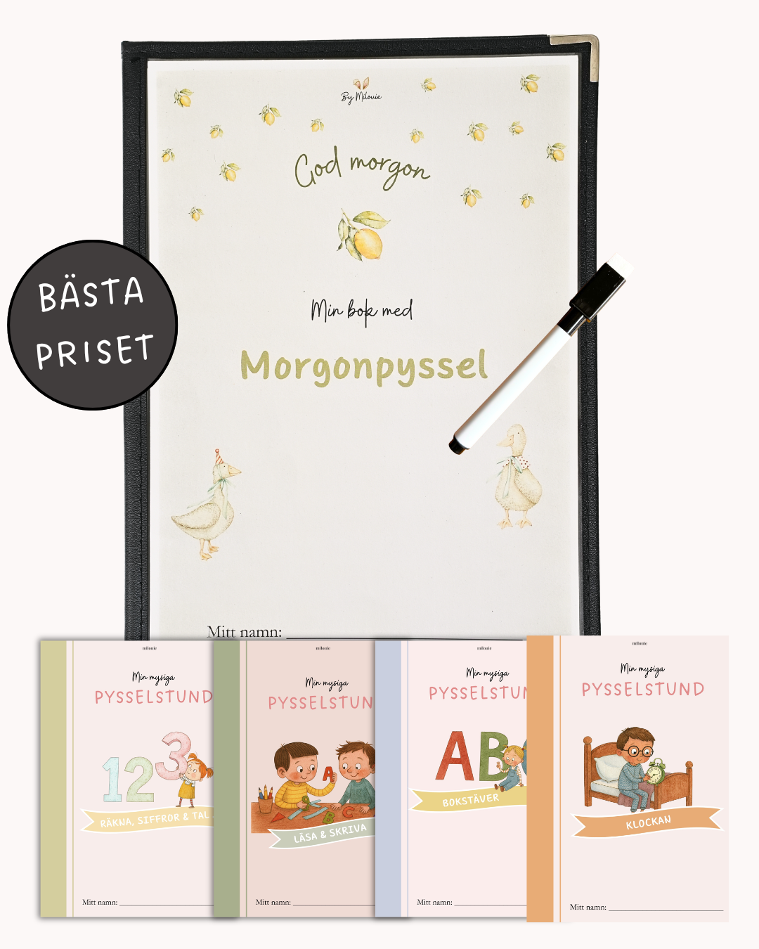 Pysselmapp - Jag lär mig – Milouie