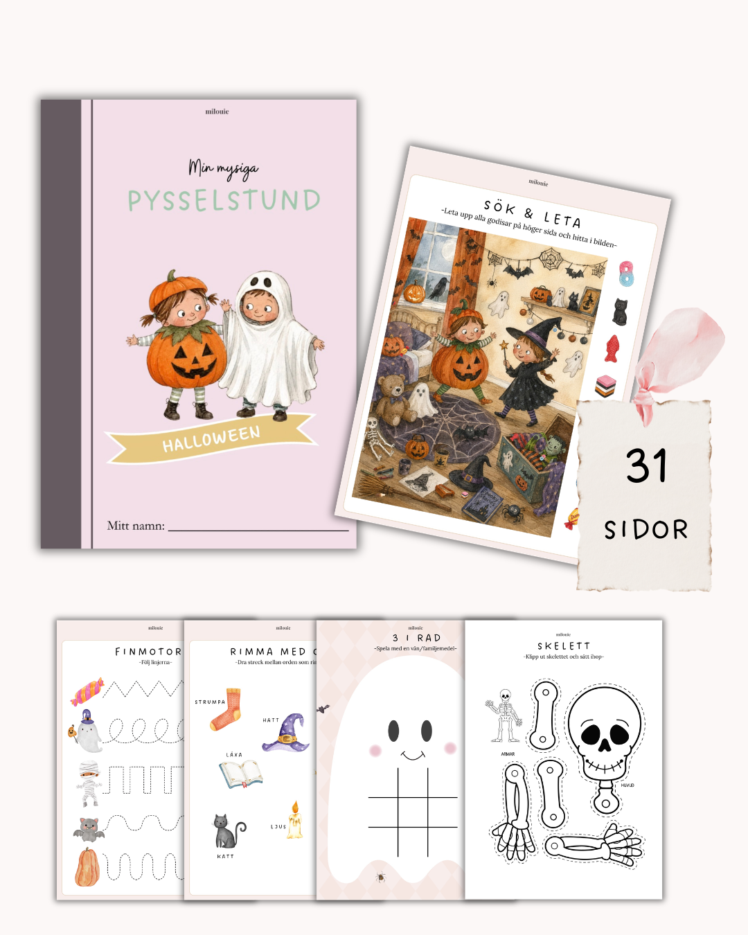 Pysselmapp - Höst & Halloween
